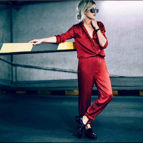 {Ganni} Trinity Seersucker Button Down/Trouser SET - Picture 3 of 15